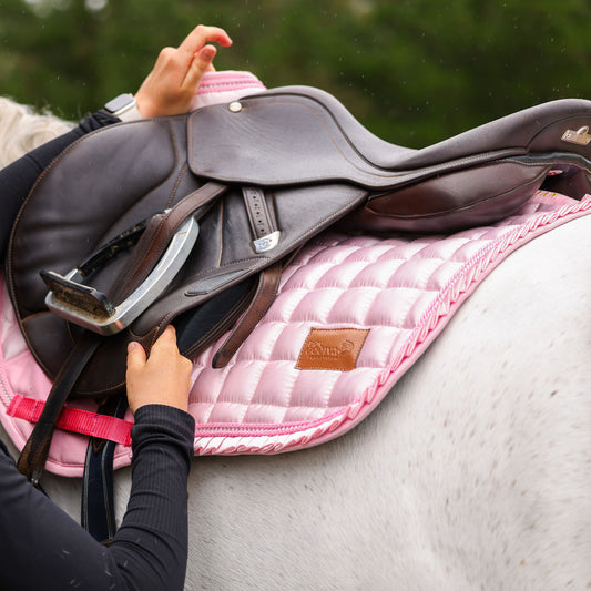 Ruffled Rose Deluxe Saddle Pad