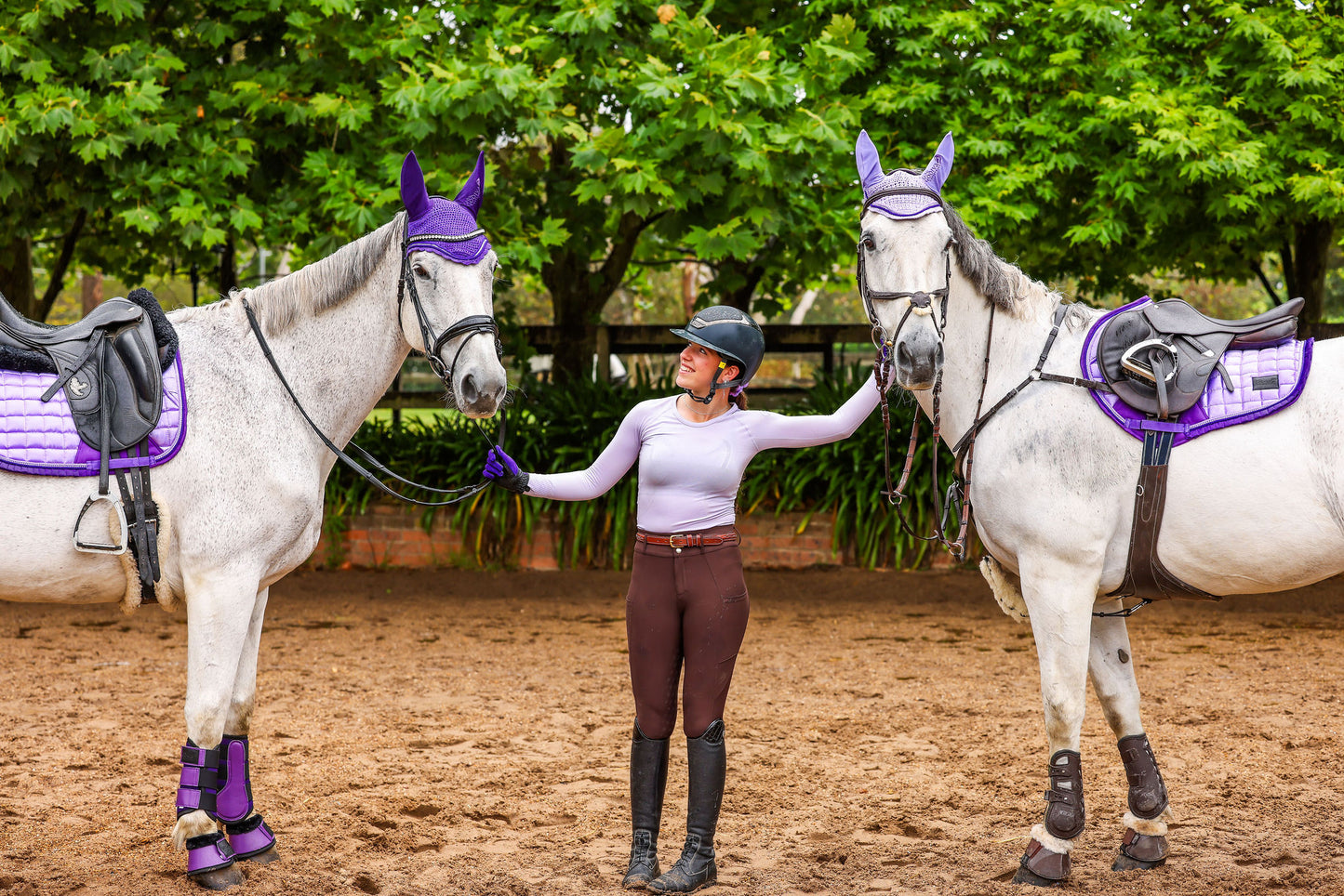 Royal Purple Memory Foam Brushing Boots