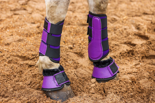 Royal Purple Memory Foam Brushing Boots