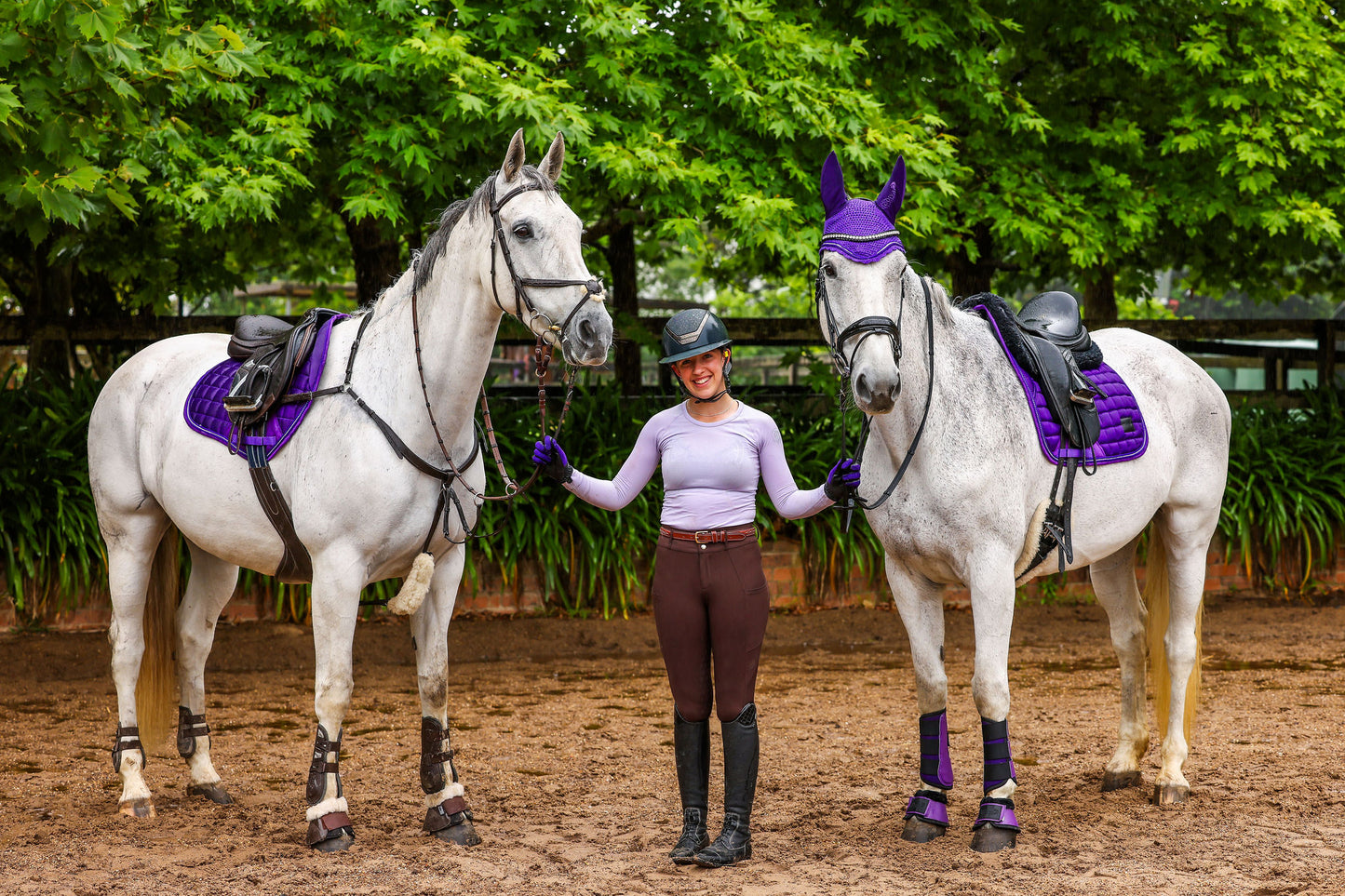 Royal Purple Memory Foam Brushing Boots