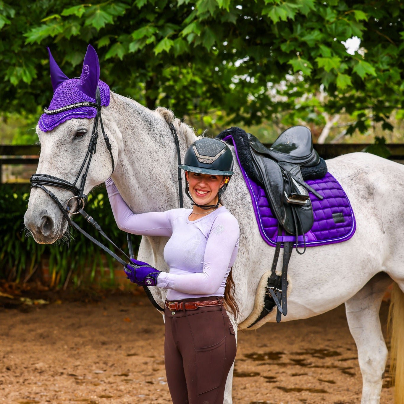 Lavender LS Seamless Performance Baselayer