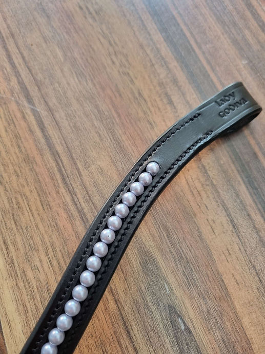 Baby Blue Pearl Browband