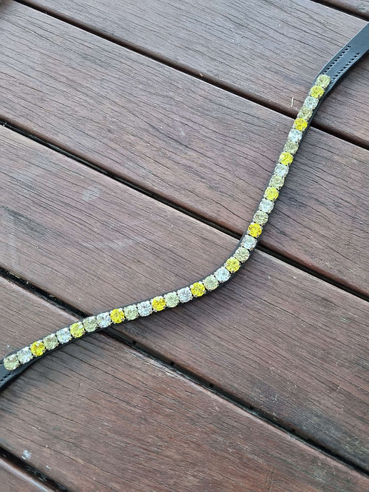 Lime Crystal Browband