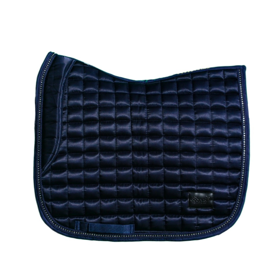 Navy Crystal Deluxe Saddle Pad